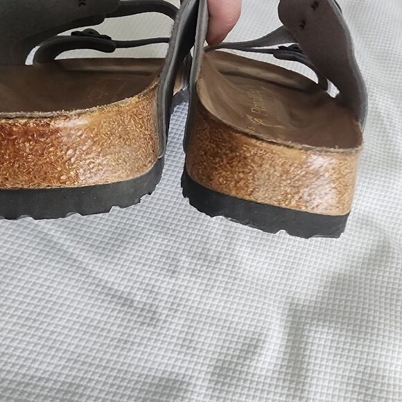 Papillio Birkenstock Gray Triple-Buckle Sandals - Picture 6 of 7